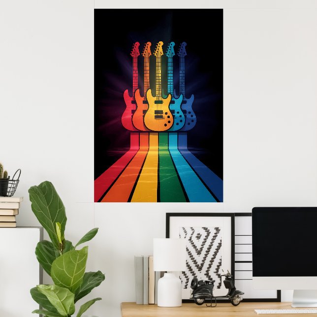Affiche Guitare Lover (Bureau à domicile)