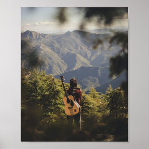 Affiche Guitare mignonne