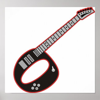 Affiche Guitare O