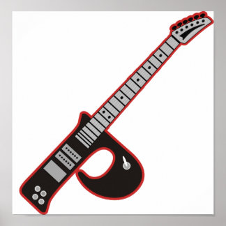 Affiche Guitare P