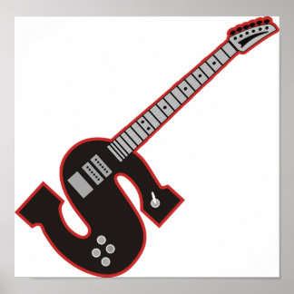 Affiche Guitare S