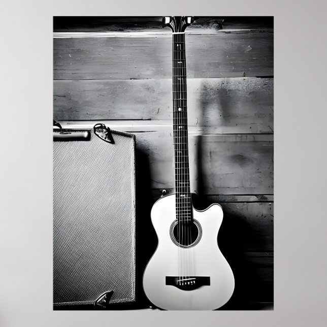 Affiche Guitare solitaire (Devant)