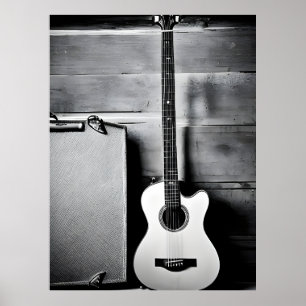 Affiche Guitare solitaire