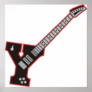 Affiche Guitare Y