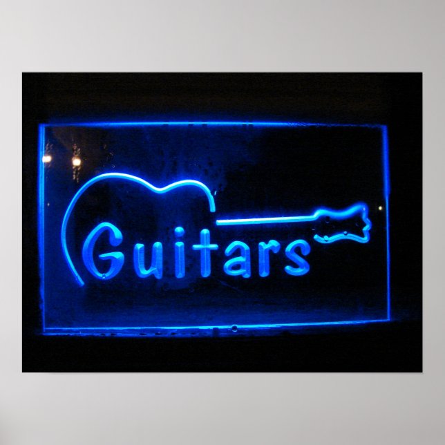 Affiche Guitares (Devant)