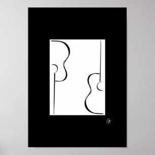Affiche Guitares