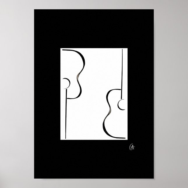 Affiche Guitares (Devant)