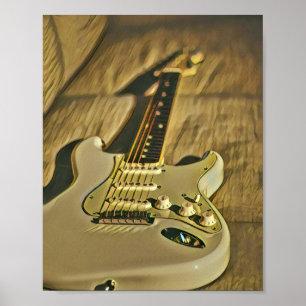 Affiche Guitariste Birthday
