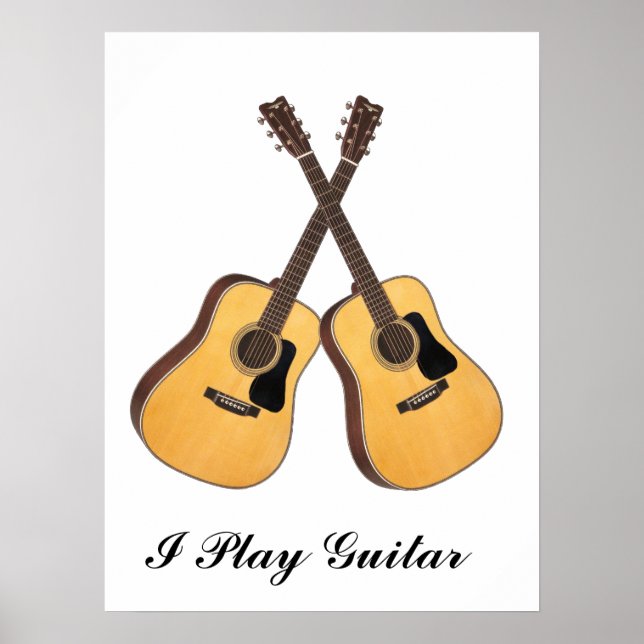 AFFICHE GUITARS-POSTES TRAVERSÉS (Devant)