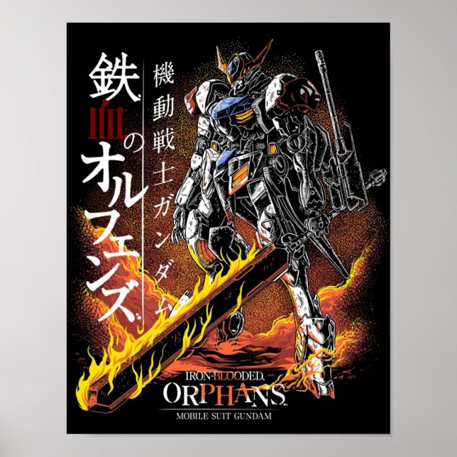 Affiche Gundam Barbatos (Devant)