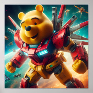 Affiche Gundam Winnie l'Ooh 1