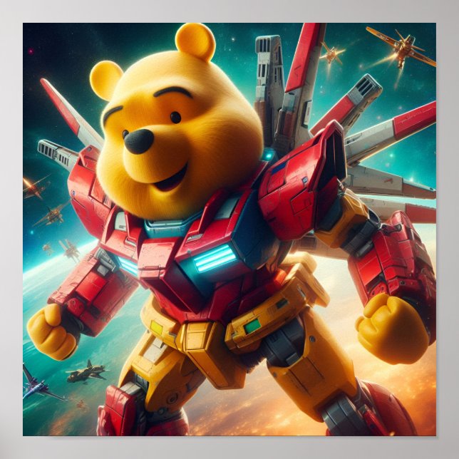 Affiche Gundam Winnie l'Ooh 1 (Devant)