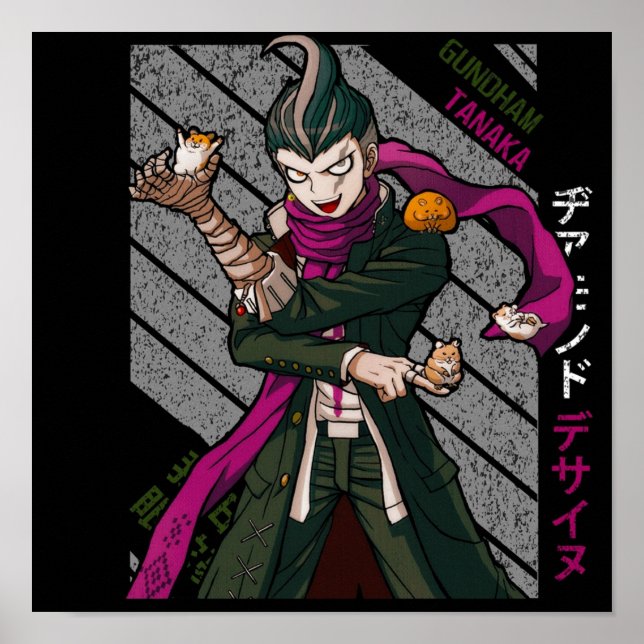 Affiche Gundham Tanaka Super Dangan Ronpa 2 (Devant)