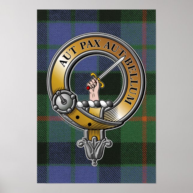 Affiche Gunn Tartan & Badge (Devant)