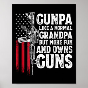 Affiche Gunpa Comme Un Grand-Père Normal Et Possède Des Ar