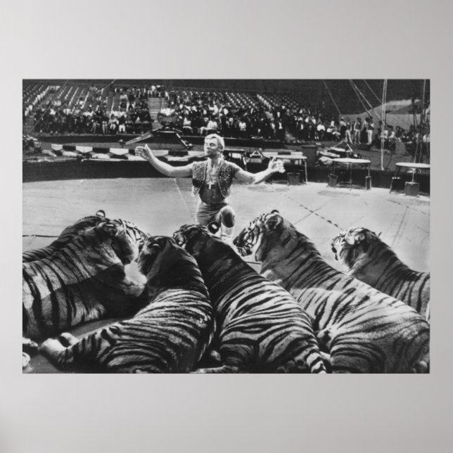 Affiche Gunther Gebel-Williams 1969 (Devant)