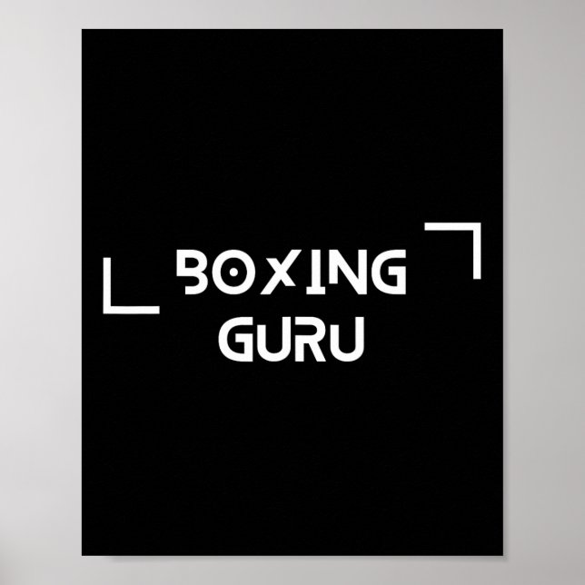 Affiche Guru de boxe (Devant)