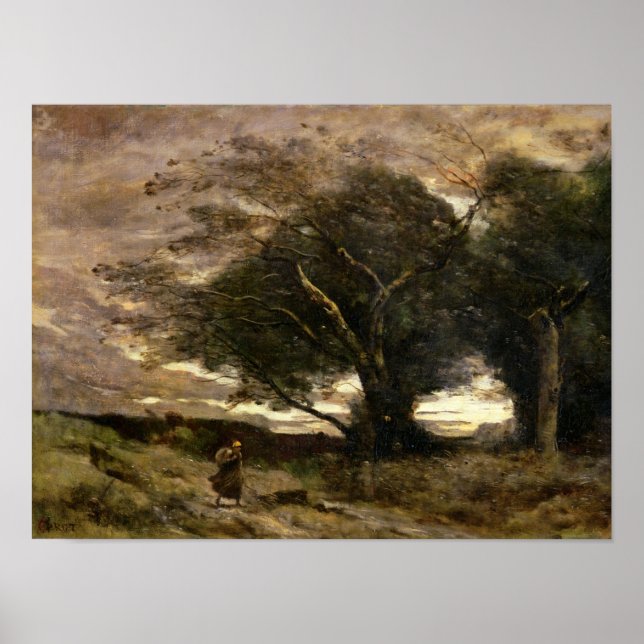 Affiche Gust of Wind, 1866 (Devant)