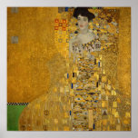 Affiche Gustav Klimt<br><div class="desc">Adele Bloch-Bauer I par Gustav Klimt. Beautiful painting of a beautiful woman with a lovely smile. Painted in golden colors with artistic values of art noveau. Available on many different gift ideas and wonderful products for art lovers. Check out our store for related products with this artwork and donc discover...</div>