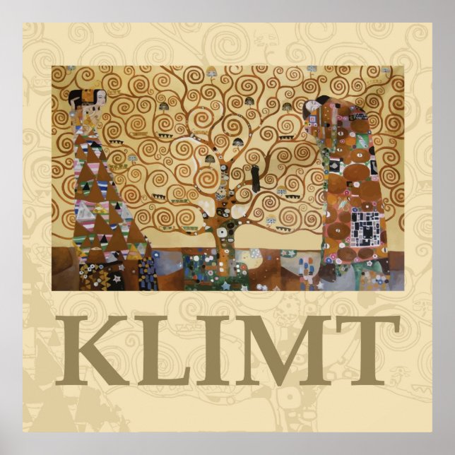 Affiche Gustav Klimt Arbre De Vie (Devant)