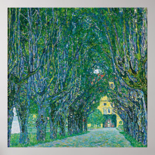 Affiche Gustav Klimt - Avenue du Château de Kammer