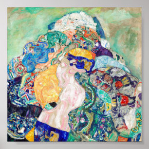 Affiche Gustav Klimt, Baby Cradle, Fine Art