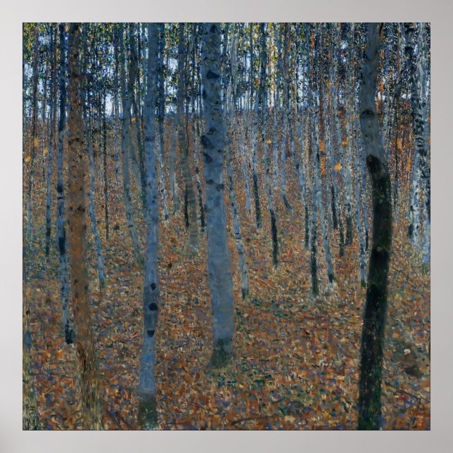 Affiche Gustav Klimt - Beech Grove I (Devant)