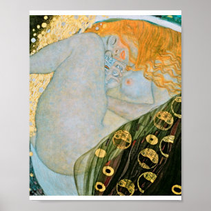 Affiche Gustav Klimt - Danae