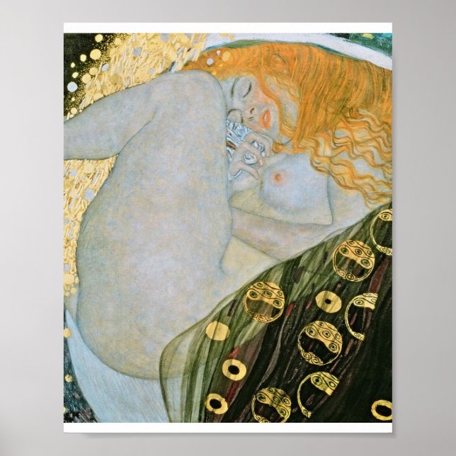 Affiche Gustav Klimt - Danae (Devant)
