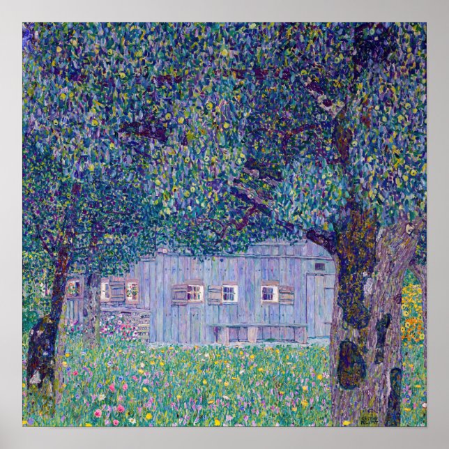 Affiche Gustav Klimt - Ferme en Haute-Autriche (Devant)