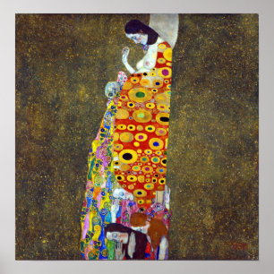 Affiche Gustav Klimt Hope