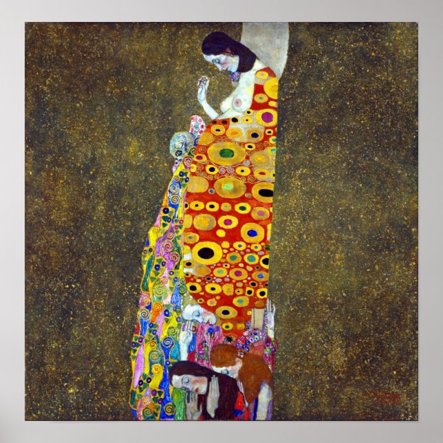 Affiche Gustav Klimt Hope (Devant)