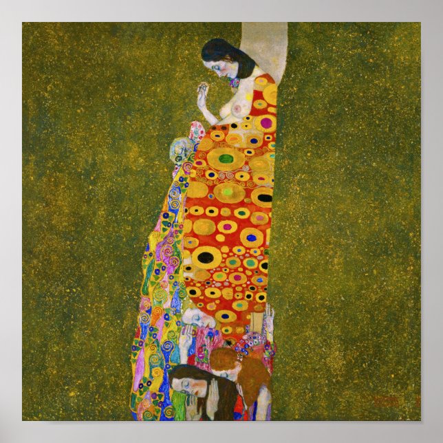 Affiche Gustav Klimt - Hope II (Devant)