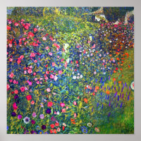 Gustav Klimt Jardin italien Paysage