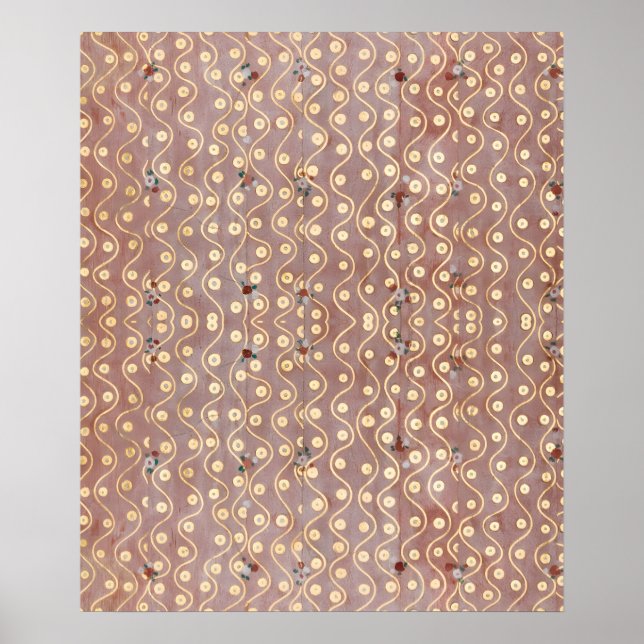 Affiche Gustav Klimt - La chorale des anges Motif (Devant)