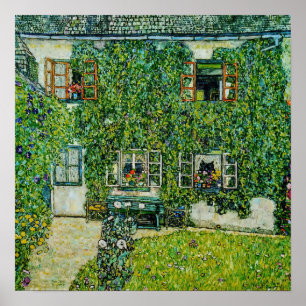 Affiche Gustav Klimt - La Maison de Guardaboschi