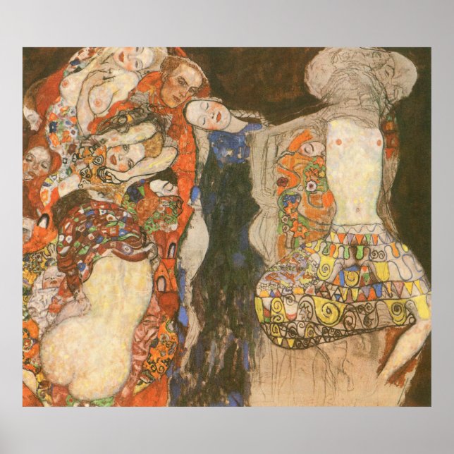 Affiche Gustav Klimt - La Mariée (Devant)