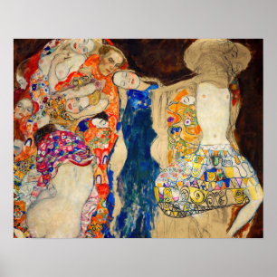 Affiche Gustav Klimt - La Mariée (inachevée)