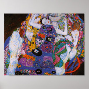 Affiche Gustav Klimt - La Vierge
