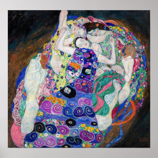Affiche Gustav Klimt - La Vierge (Devant)