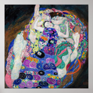 Affiche Gustav Klimt - La Vierge