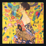 Affiche Gustav Klimt Lady Avec Fan vintage Art Nouveau<br><div class="desc">Gustav Klimt Lady Avec Fan vintage Art Nouveau</div>