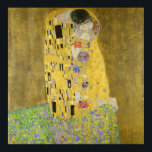 Affiche Gustav Klimt Le Baiser<br><div class="desc">Une des images les plus emblématiques de Gustav Klimt : The Kiss.</div>