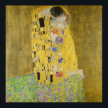 Affiche Gustav Klimt - Le baiser<br><div class="desc">The Kiss / Der Kuss - Gustav Klimt en 1907-1908</div>
