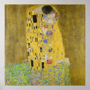 Affiche Gustav Klimt - Le baiser