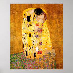 Affiche Gustav Klimt "Le Baiser"