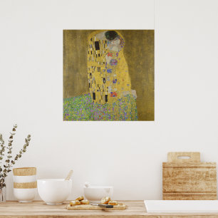 Affiche Gustav Klimt Le Baiser