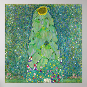 Affiche Gustav Klimt - Le tournesol