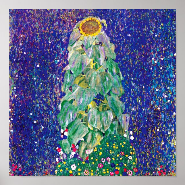 Affiche Gustav Klimt - Le tournesol (Devant)