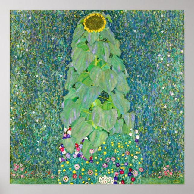 Affiche Gustav Klimt - Le Tournesol (Devant)